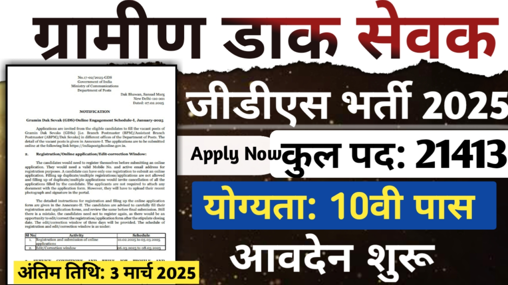 India Post GDS Recruitment 2025
